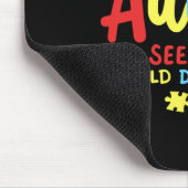 Sensibilisierung für Autismus Mousepad (Ecke)