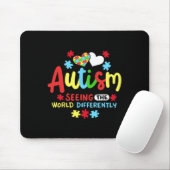 Sensibilisierung für Autismus Mousepad (Mit Mouse)