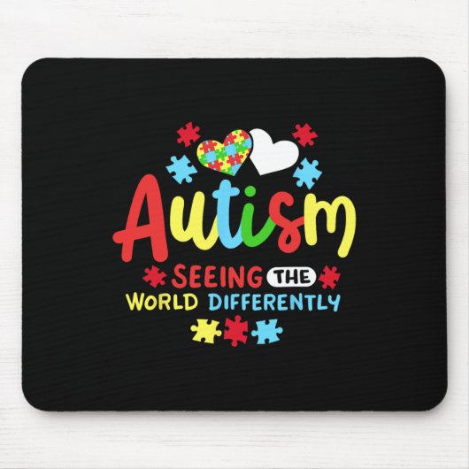 Sensibilisierung für Autismus Mousepad (Vorne)