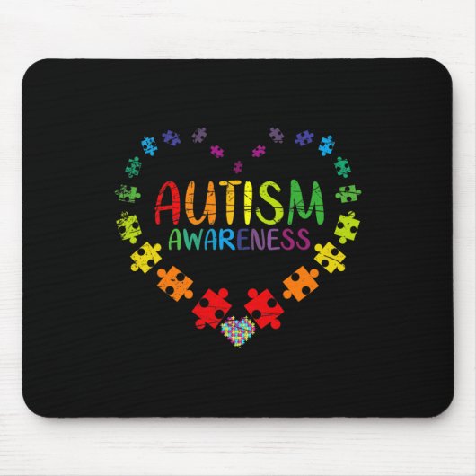 Sensibilisierung für Autismus Mousepad (Vorne)