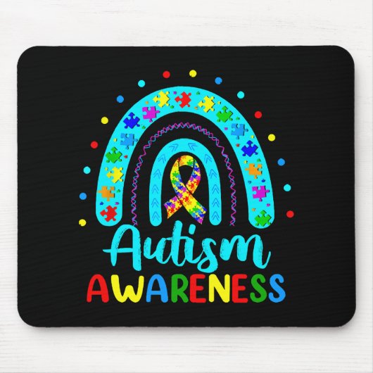 Sensibilisierung für Autismus Mousepad (Vorne)