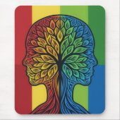 Sensibilisierung für Autismus - Pflege - Mousepad (Vorne)