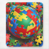 Sensibilisierung für Autismus - Pflege - Mousepad (Vorne)