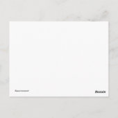 Sensibilisierung für Autismus Postkarte (Rückseite)