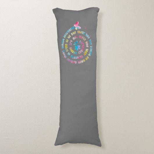 Sensibilisierung für Autismus Seitenschläferkissen (Vorderseite Vertikal)