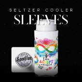 Sensibilisierung für Autismus Seltzer kann sich ab Selters Dosenkühler