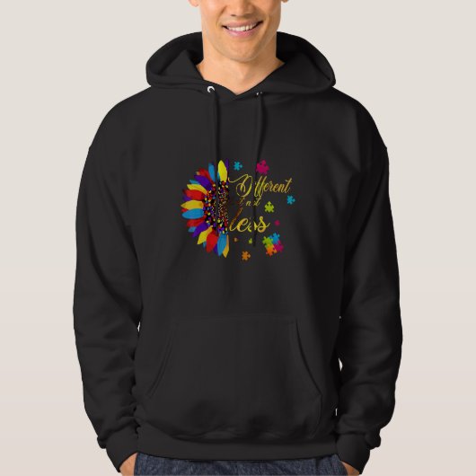 Sensibilisierung für Autismus Sonnenblumen anders, Hoodie (Vorderseite)