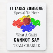 Sensibilisierung für Autismus Spezielle Bildung Le Mousepad (Vorne)