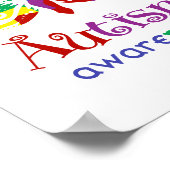 Sensibilisierung für Autismus (Standard-Bildformat Poster (Ecke)