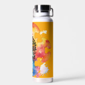 Sensibilisierung für Autismus Trinkflasche (Rückseite)