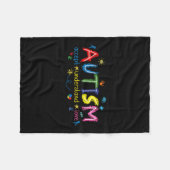 Sensibilisierung für Autismus Verständnis Liebe al Fleecedecke (Vorderseite (Horizontal))