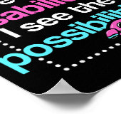 Sensibilisierung für Behinderungen Poster (Ecke)