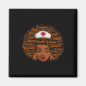 Sensibilisierung für Blutkrebs Magnet (Vorne)