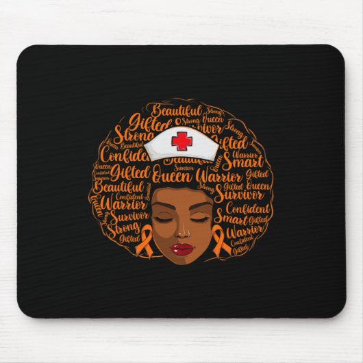 Sensibilisierung für Blutkrebs Mousepad (Vorne)
