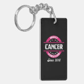 Sensibilisierung für Brustkrebs seit 2018 Schlüsselanhänger (Vorderseite links)
