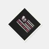 Sensibilisierung für Brustkrebs Serviette (Ecke)