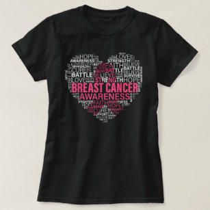 Sensibilisierung für Brustkrebs zur Unterstützung  T-Shirt