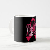 Sensibilisierung für BrustkrebsUnterstützung der E Kaffeetasse (Vorderseite Links)