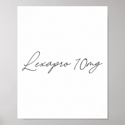 Sensibilisierung für das Gesundheitswesen - Lexapr Poster (Vorne)