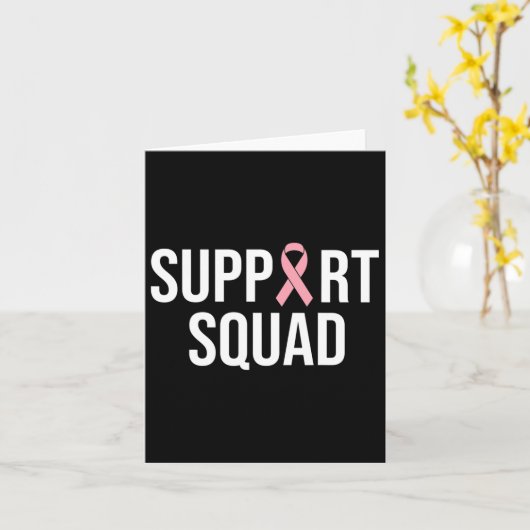 Sensibilisierung für den Brustkrebs bei Familien - Karte (Gelbe Blume)