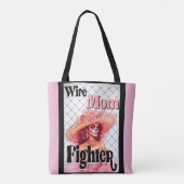 Sensibilisierung für den Brustkrebs im Zuckerrohr Tasche (Rückseite)