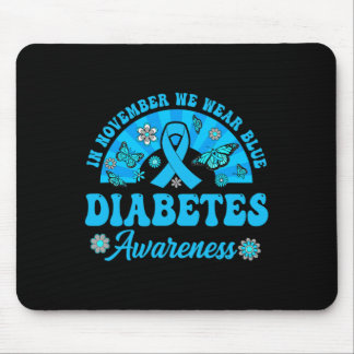 Sensibilisierung für Diabetes im November tragen w Mousepad