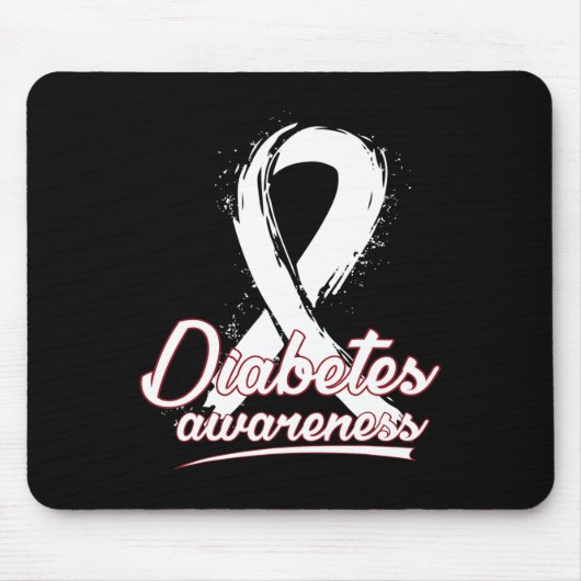 Sensibilisierung für Diabetes Mousepad (Vorne)
