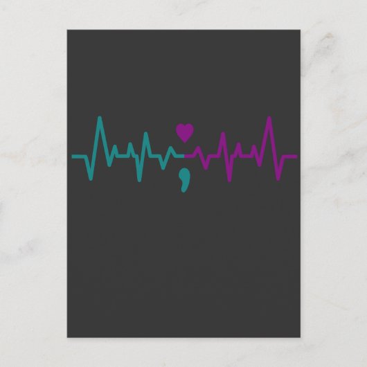 Sensibilisierung für die Bewusstseinsbildung bei H Postkarte (Vorderseite)