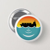 Sensibilisierung für die Lärmbelastung der Meere Button (Vorne & Hinten)