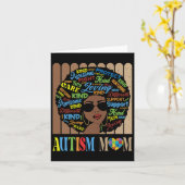 Sensibilisierung für die Mama der Afro-Afrikanisch Karte (Gelbe Blume)