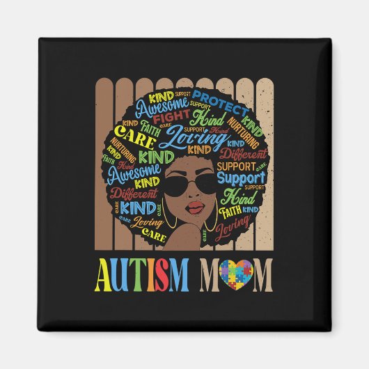 Sensibilisierung für die Mama der Afro-Afrikanisch Magnet (Vorne)