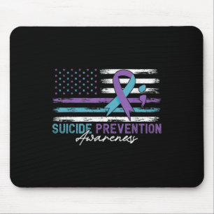 Sensibilisierung für die Prävention von Suiziden d Mousepad
