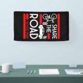 Sensibilisierung für die Sicherheit im Fahrrad Banner (Messe)