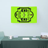 Sensibilisierung für die Sicherheit im Fahrrad Banner (Messe)