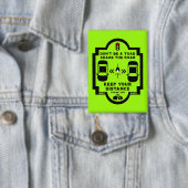 Sensibilisierung für die Sicherheit im Fahrrad Button (Insitu)