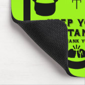 Sensibilisierung für die Sicherheit im Fahrrad Mousepad (Ecke)