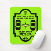 Sensibilisierung für die Sicherheit im Fahrrad Mousepad (Mit Mouse)