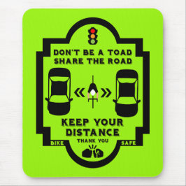 Sensibilisierung für die Sicherheit im Fahrrad Mousepad