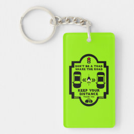 Sensibilisierung für die Sicherheit im Fahrrad Schlüsselanhänger