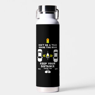 Sensibilisierung für die Sicherheit im Fahrrad Trinkflasche