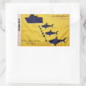 Sensibilisierung für die Sicherheit Rechteckiger Aufkleber (Tasche)