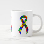 Sensibilisierung für die Unterstützung von Rätsel Jumbo-Tasse (Rechts)