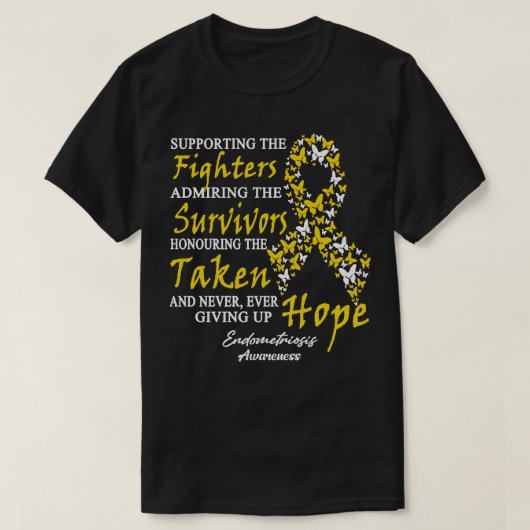 Sensibilisierung für Endometriose zur Unterstützun T-Shirt (Design vorne)