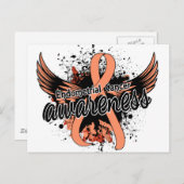 Sensibilisierung für Endometriumkrebs 16 Postkarte (Vorne/Hinten)