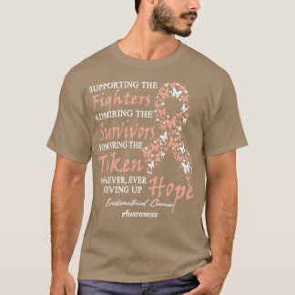 Sensibilisierung für Endometriumkrebs zur Unterstü T-Shirt
