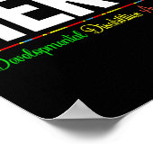 Sensibilisierung für Entwicklungsstörungen HERO Poster (Ecke)