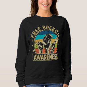 Sensibilisierung für freie Meinungsäußerung im Okt Sweatshirt