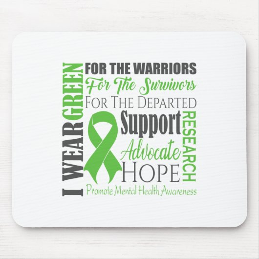 Sensibilisierung für Gesundheitsprobleme Mousepad (Vorne)