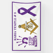 Sensibilisierung für Gewalt im Inland Banner (Vertikal)