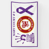 Sensibilisierung für Gewalt im Inland Banner (Vertikal)